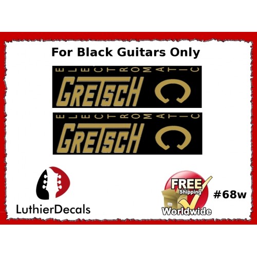 Gretsch Guitar Decal #68w